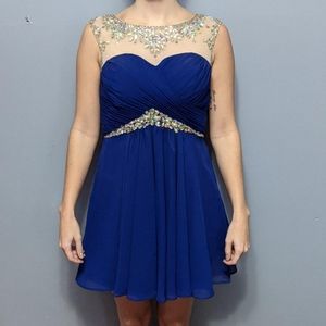 Knee length formal dress